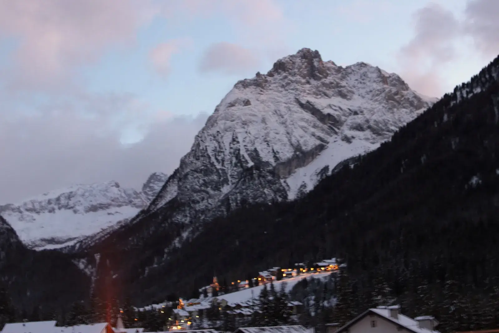 La Marmolada vista dalla Val di Fassa