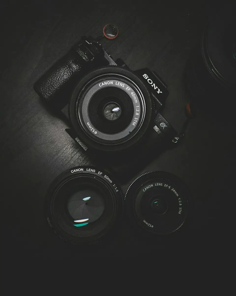Fotocamera con obiettivo