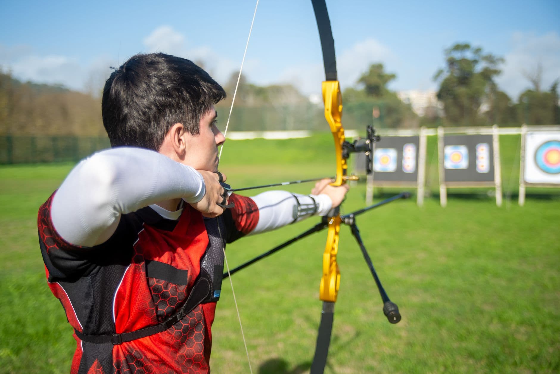 Arco Ricurvo Hoyt con Frecce - View 3