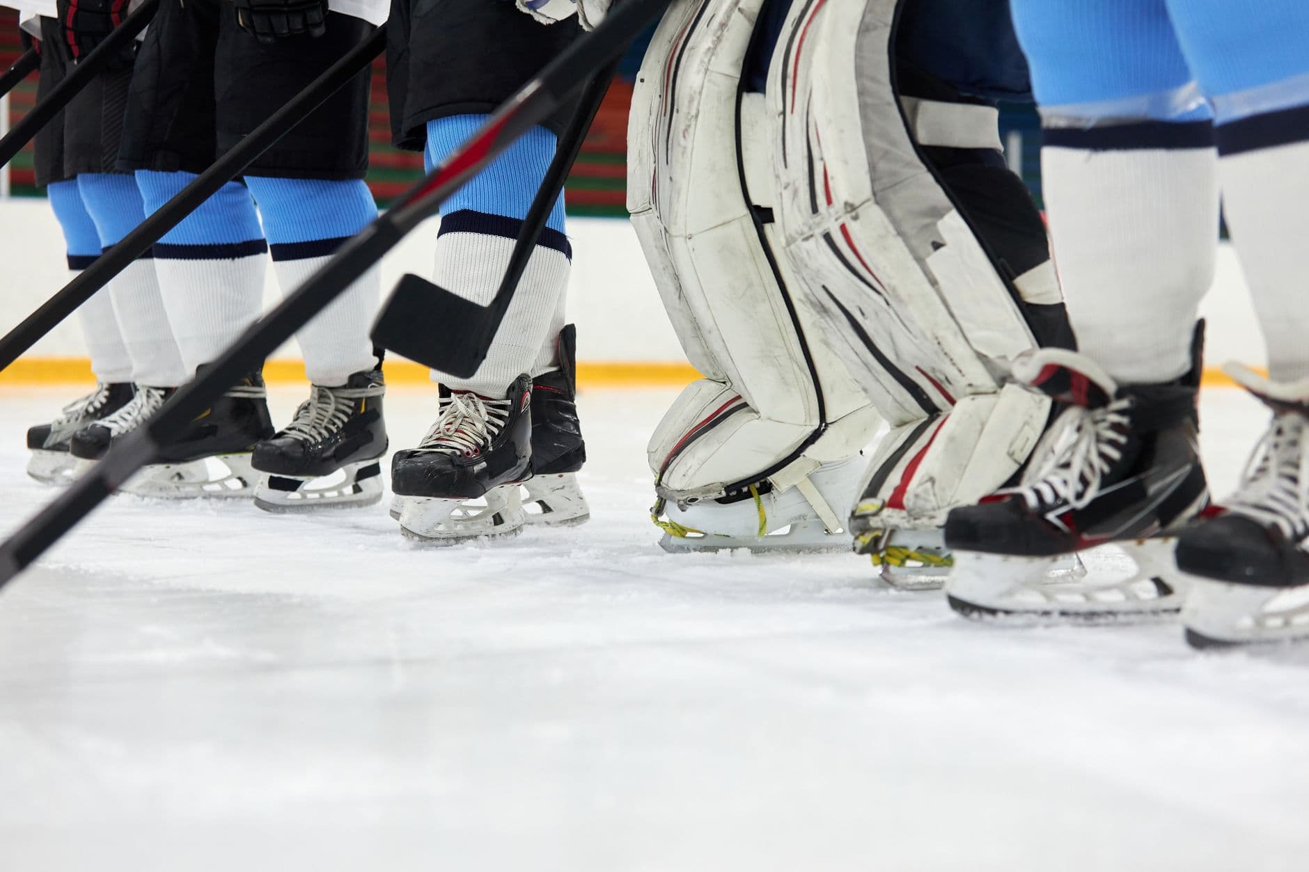 Pattini da Hockey Bauer + Bastone - Main View