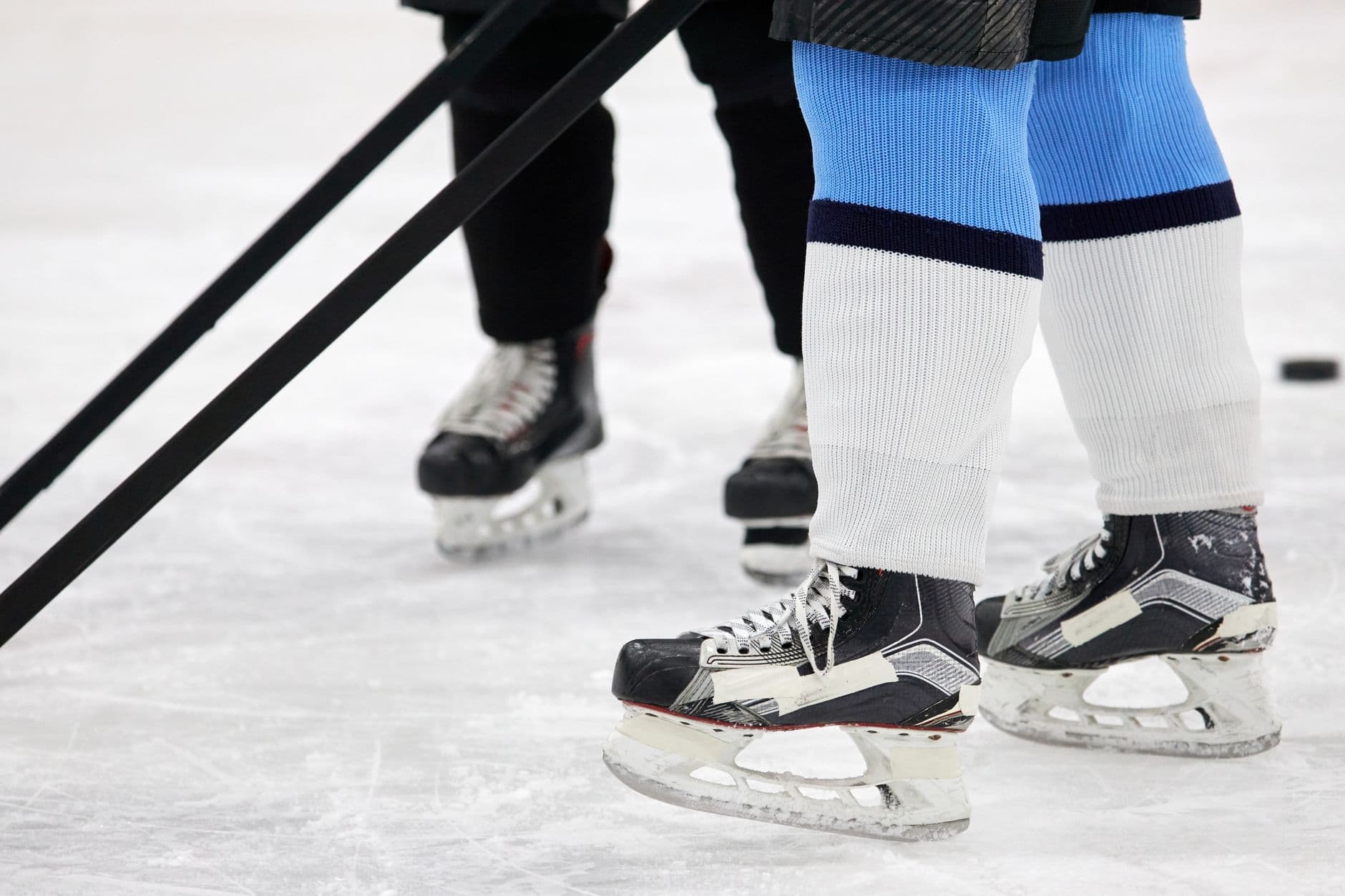 Pattini da Hockey Bauer + Bastone - View 4